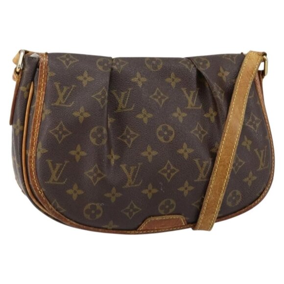 LOUIS VUITTON Monogram Menilmontant PM Shoulder Bag M40474 LV Auth 143613 - Picture 1 of 16